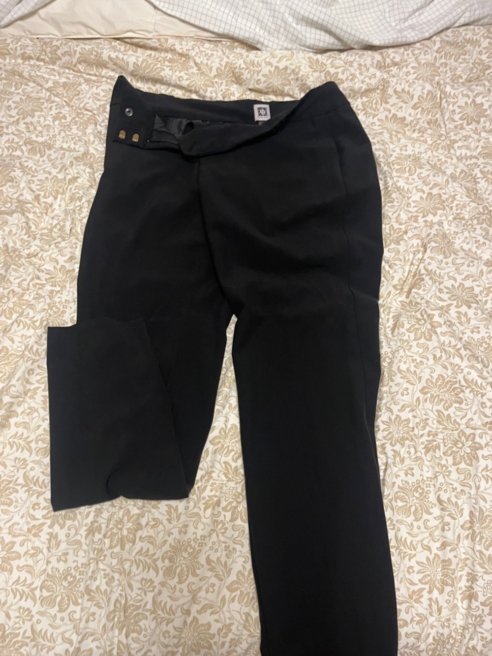 Anne Klein Black Tailored Dress Pants